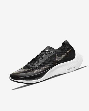 Nike ZoomX Vaporfly Next% 2 Negros Metal Dorados Blancos | MX 2513